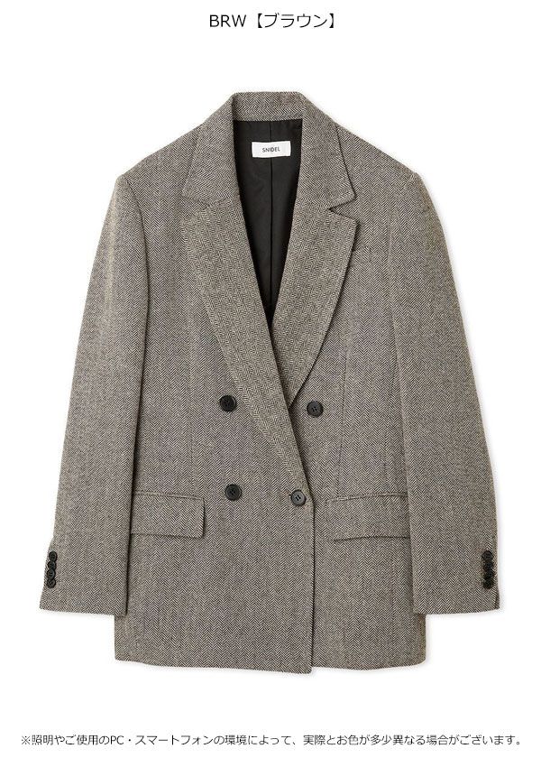 10 OFF スナイデル SNIDEL アウター 25秋冬 オーバーサイズウールジャケット ミドル丈 長袖 セットアップ swfo254178 swfj254160 SIROKUMA-CORPORATION_COM