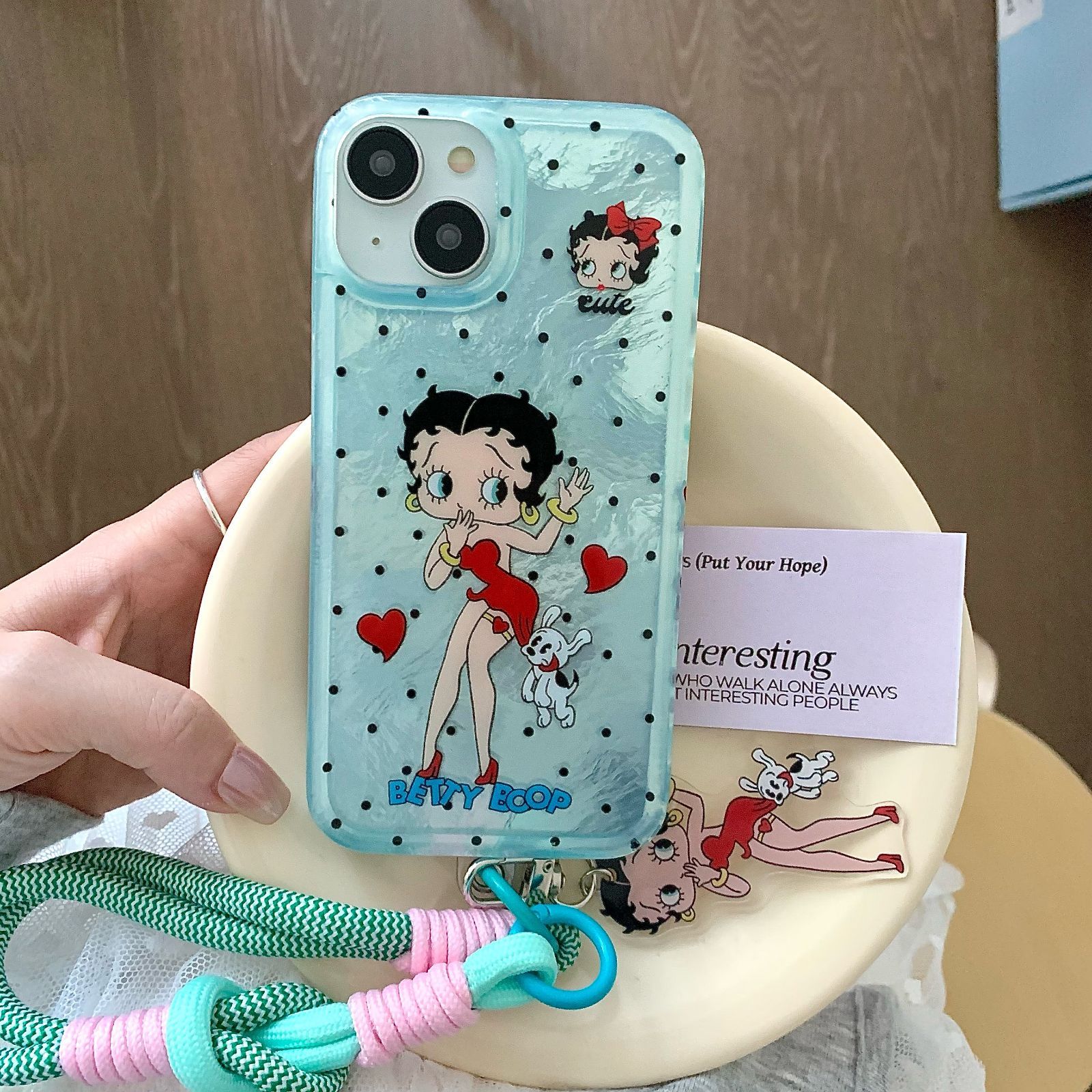 ベティちゃん♡デコケース♡iPhoneケース♡キラキラ