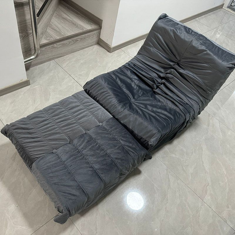 フェイクスエード リーンロゼ トーゴ風 1P グレー ソファ フェイクスエード リーンロゼ トーゴ風 1P グレー ソファ