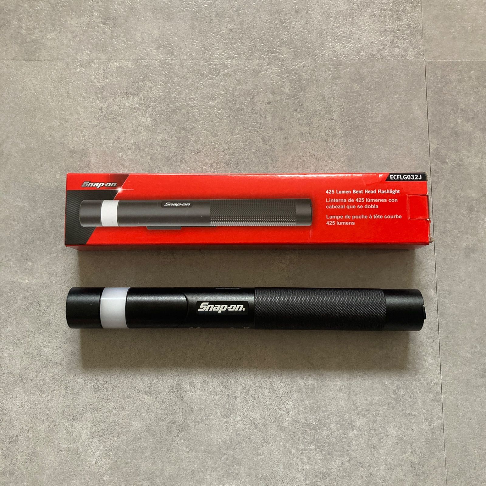 Snap-on スナップオン ECFLG032J 充電式 ベント ヘッド フラッシュ LED 調光 ライト 作業灯