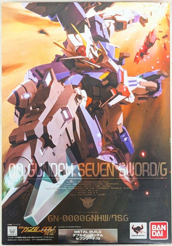 BANDAI METAL BUILD 機動戦士ガンダム00V戦記 ダブルオーガンダム セブンソード|G