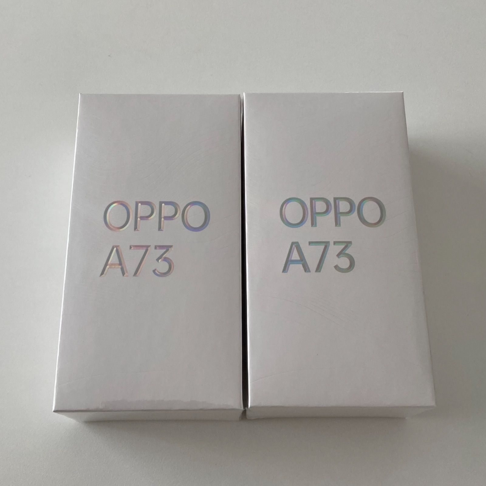 640GBメモリー【新品】OPPO A73 SIMフリー ネービーブルー 2台セット ...