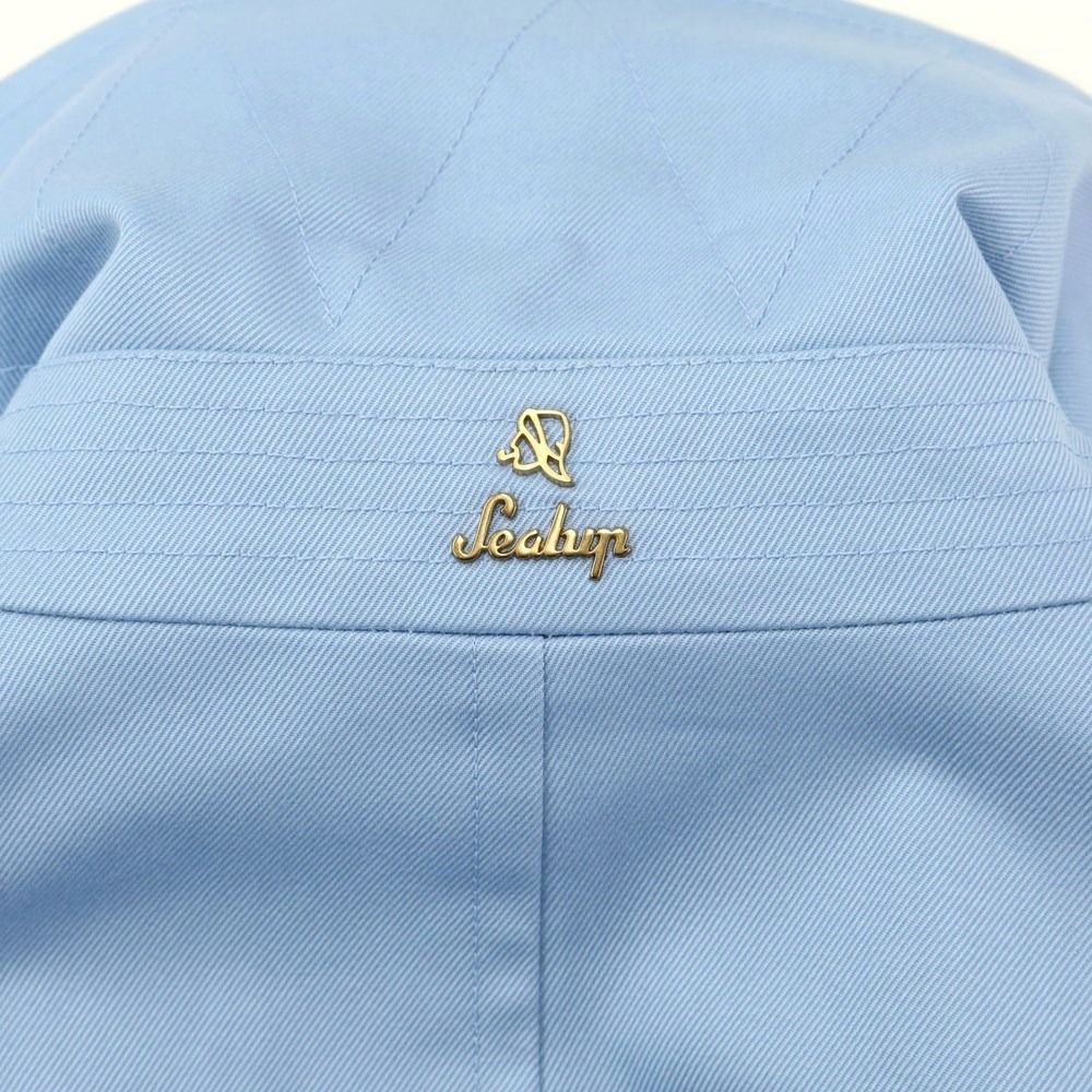 【新品アウトレット】シーラップ Sealup 2022年春夏 AMALFI DB COAT ツイルコットン ピーコート ライトブルー【サイズ50】【メンズ】