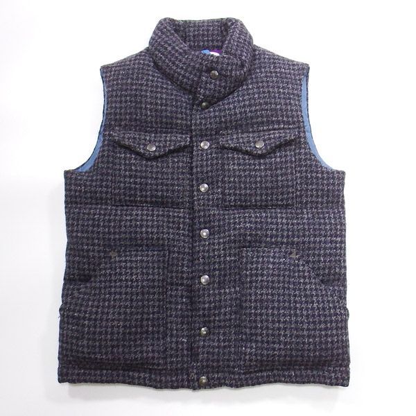 THE NORTH FACE PURPLE LABEL Harris Tweed SHORT SIERRA VEST ND2194N WS ノースフェイスパープルレーベル  ハリスツイード ダウンベスト - メルカリ