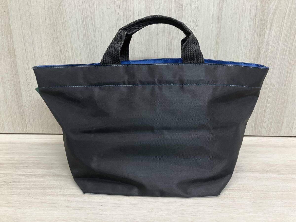 Herve Chapelier トートバック　ブラック HERVE' Chapelier エルベシャプリエ ブラック＆ブルー トート