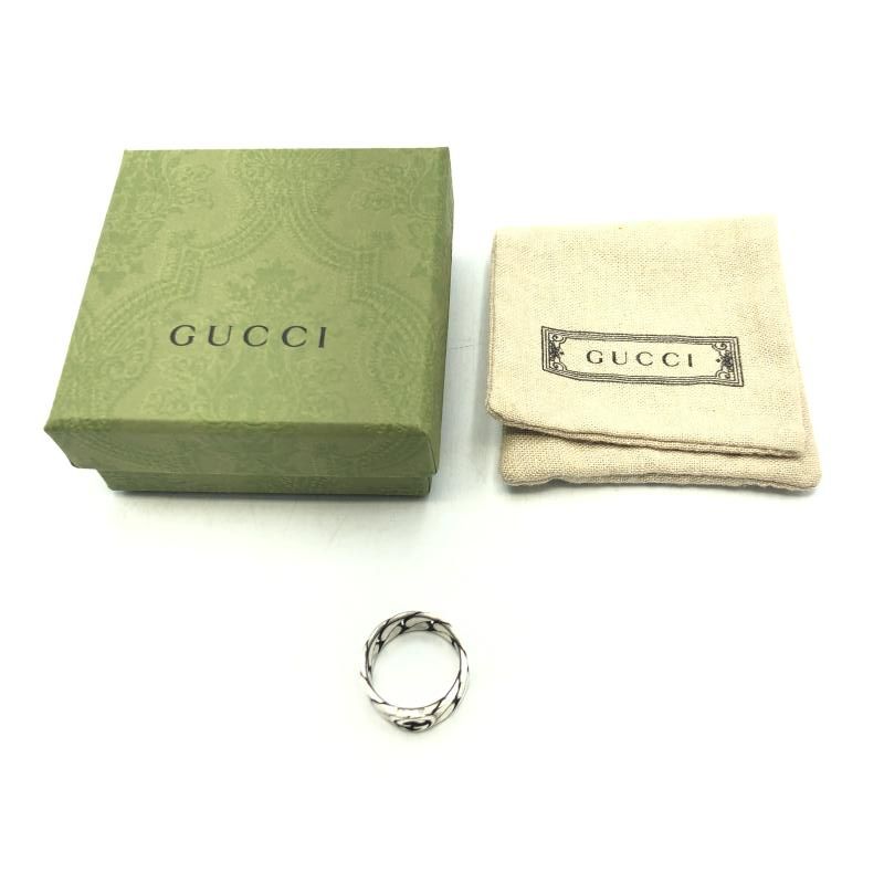 Gucci インターロッキングG シルバーリング USED GUCCI グッチ インターロッキングG リング・指輪 シルバー