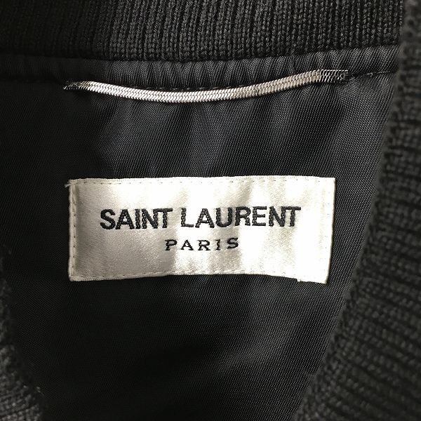 美品 2016 SAINT LAURENT PARIS サンローラン パリ カモフラ柄 MA-1 