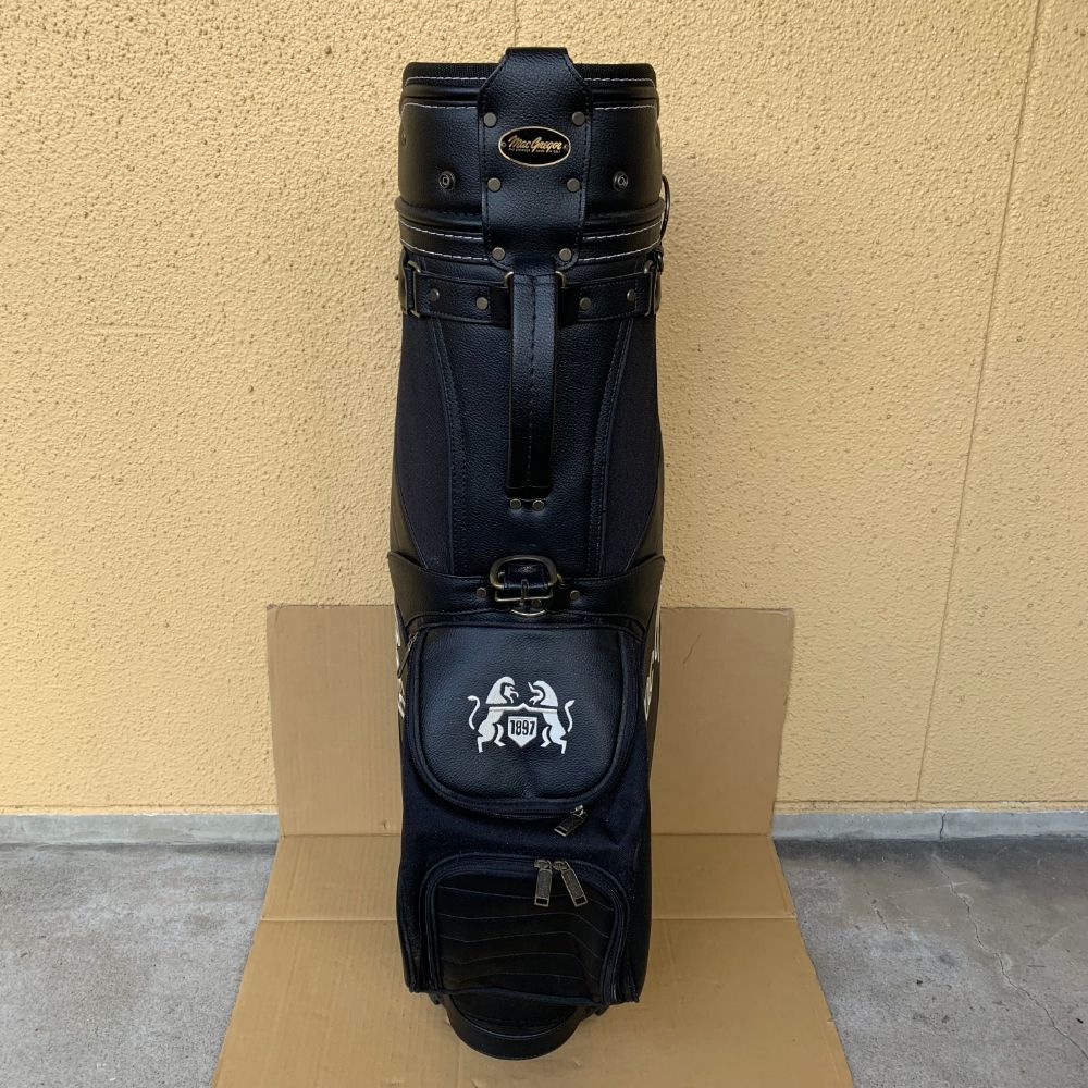 マグレガー　ゴルフ用　キャディバッグ　カート式　レザー　MacGregor MacGregor Golf caddy bag キャディーバッグ caddie MacGregor