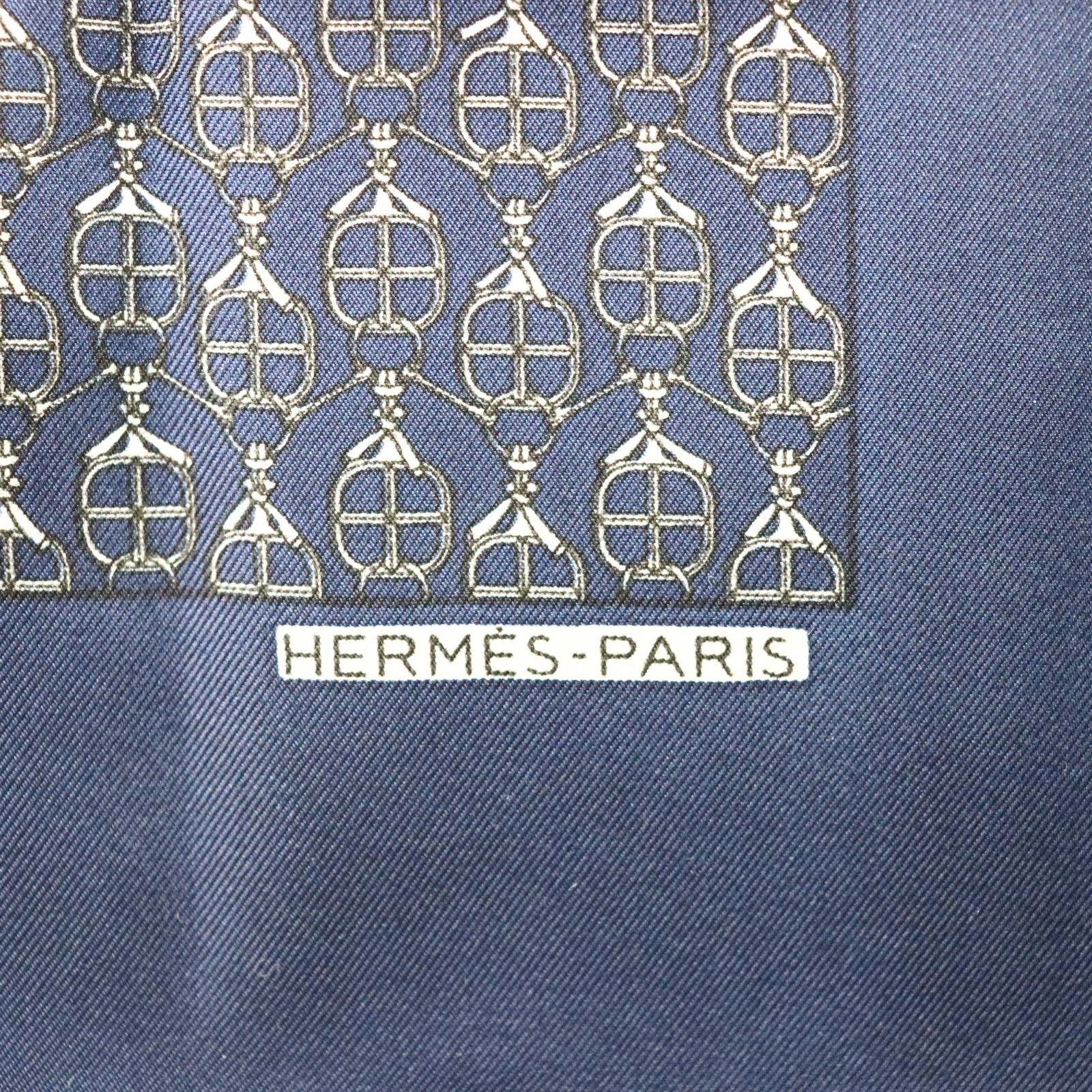 【未使用 】エルメス プチカレ45 ポケットチーフHERMES エルメスカレ45 プチカレ CORRE SPONDANCE ポケットチーフ