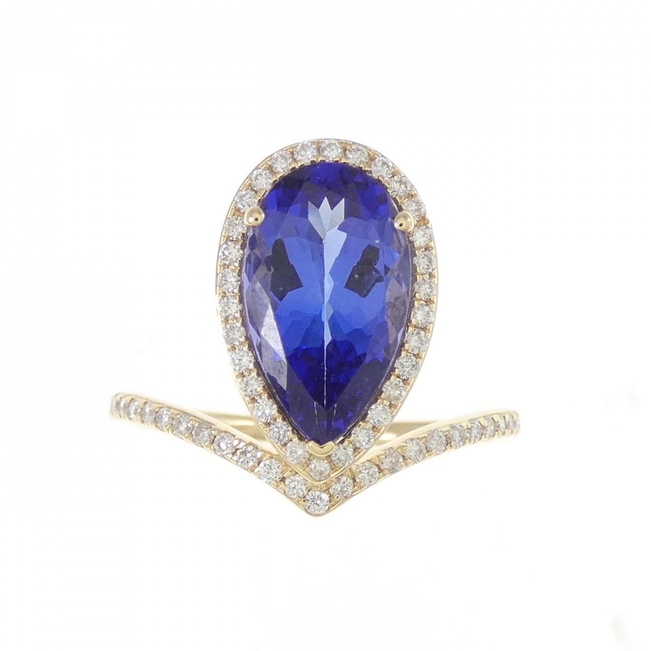 新品】K18YG タンザナイト リング 2.25CT - メルカリ