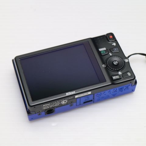 即配】Nikon COOLPIX S6200 ブルー デジタルカメラ 送料無料