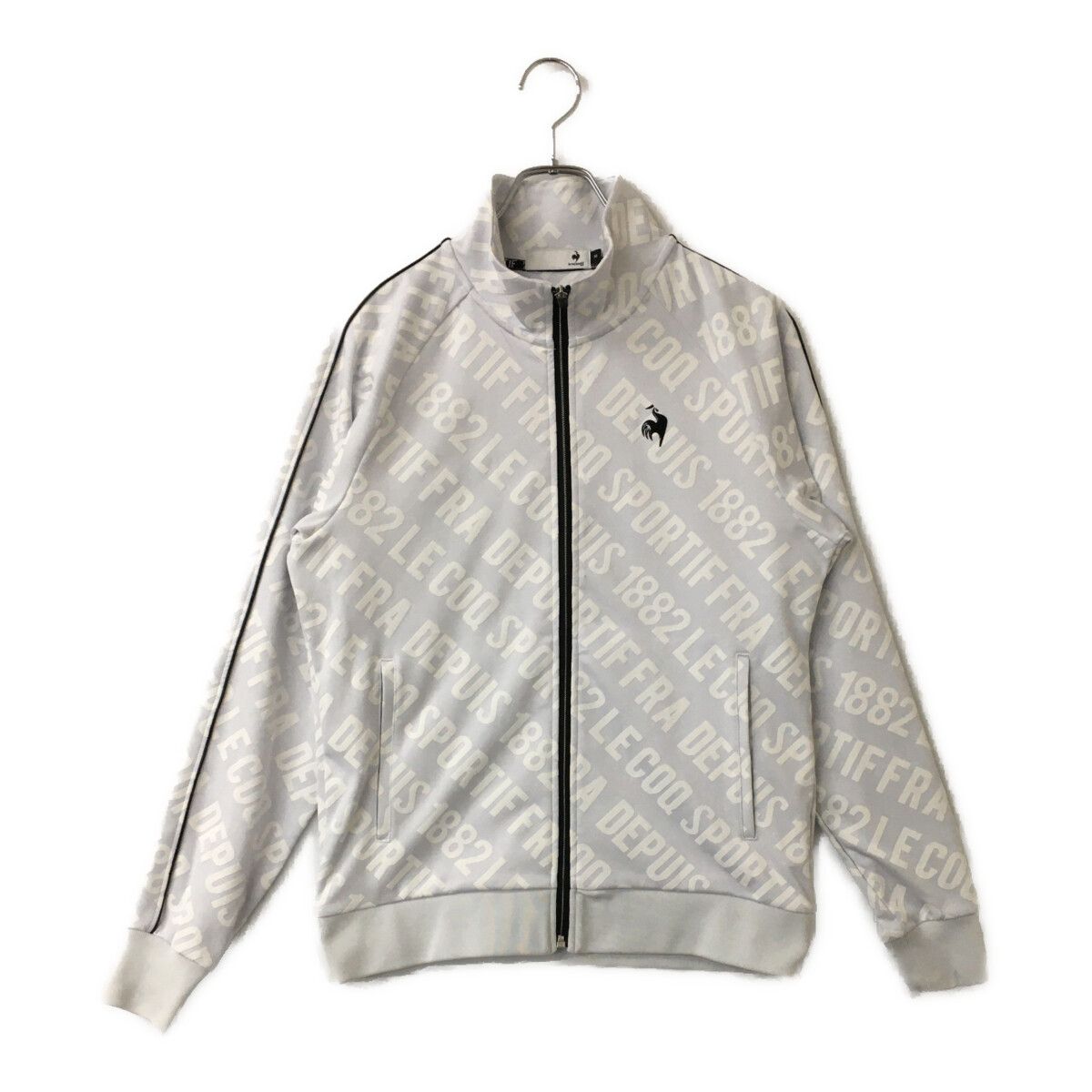 中古 メンズ ルコックスポルティフ le coq sportif ブルゾン M グレー 長袖アウター 総柄
