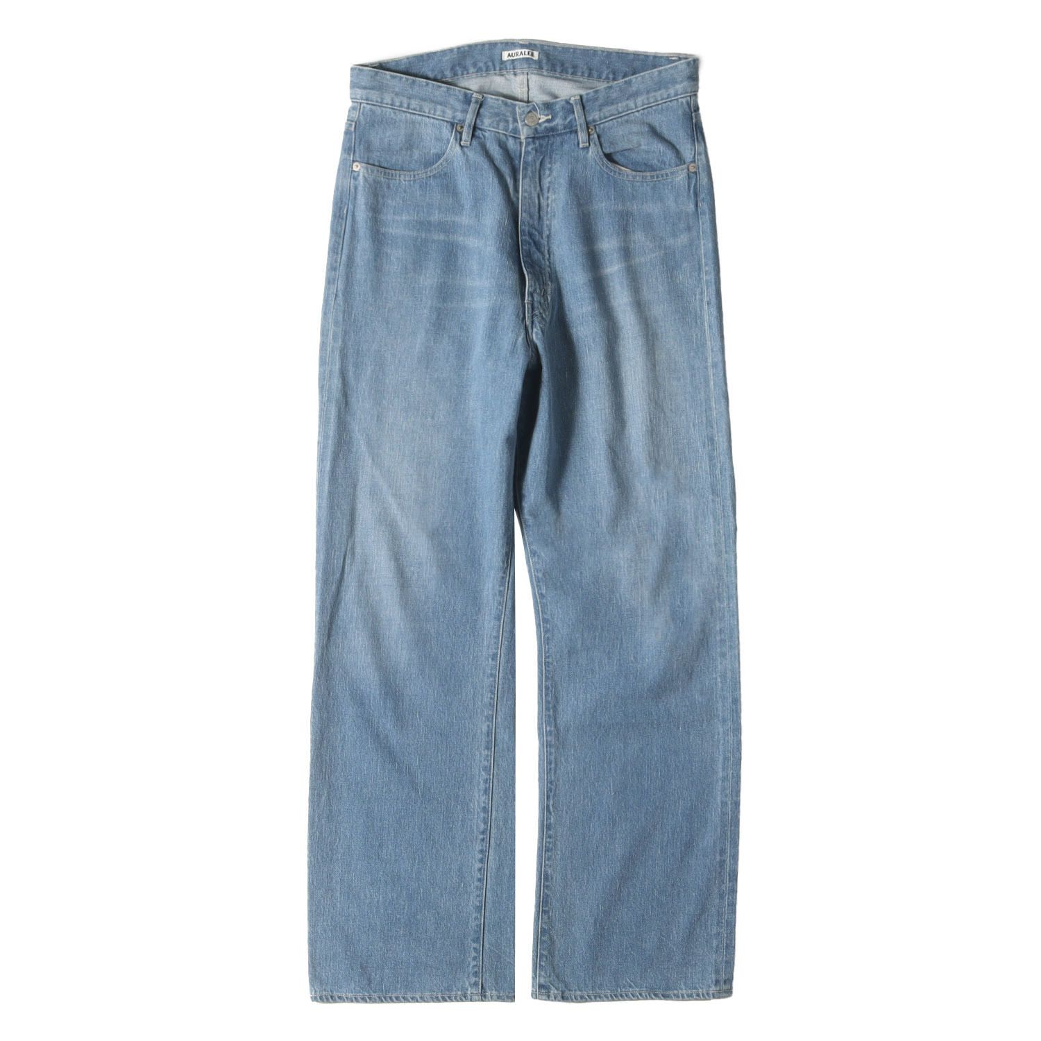 AURALEE オーラリー 24SS SUPER FINE TROPICAL WOOL SLACKS スラックス パンツ 0 ネイビー -  ブランド古着買取・販売unstitchオンラインショップ