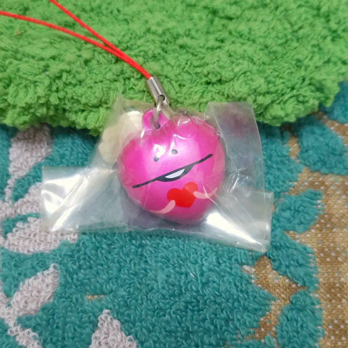 日本正規品 ハート チョコレート なめこ キーリング ストラップ