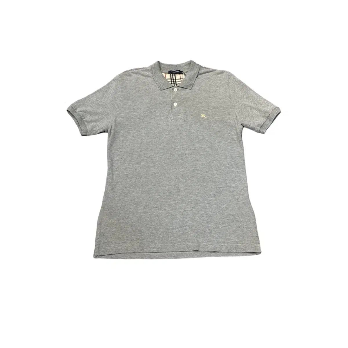 BURBERRY バーバリー 半袖 ポロTシャツ グレー M