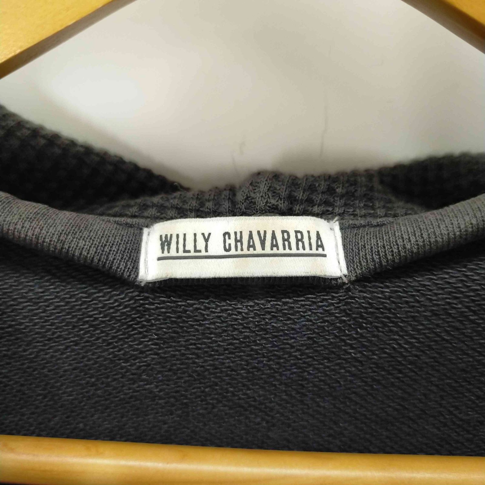 ウィリーチャバリア WILLY CHAVARRIA WAFFLE LINED ZIP BOMBER HOODIE ジップパーカー メンズ JPN：M  - メルカリ