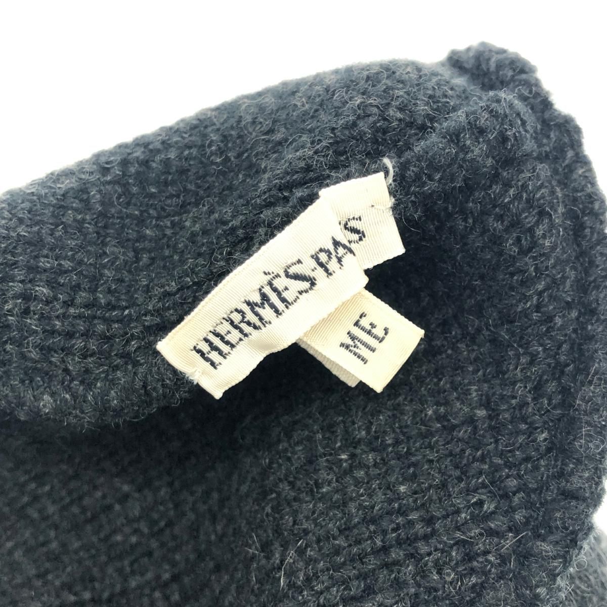 【極美品】【希少柄】エルメス マルジェラ期 カシミヤ100% ニットキャップ 極美品】【希少柄】エルメス マルジェラ期 カシミヤ100% ニット