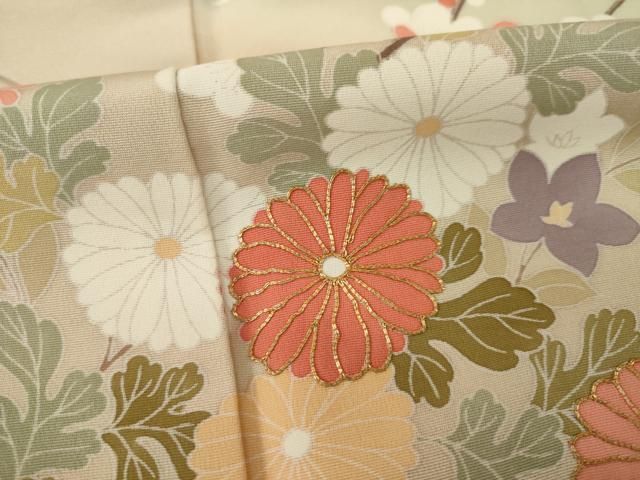 平和屋着物●訪問着　駒刺繍　花籬文　暈し染め　正絹　逸品　AAAT2224ck 平和屋着物○訪問着 駒刺繍 花籬文 暈し染め 正絹 逸品 AAAT2224ck