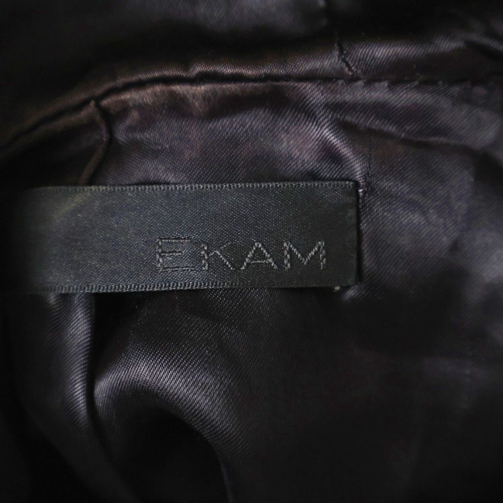 EKAM エカム　レザージャケット EKAM (エカム) Deformation Leather Jacket 変型レザー