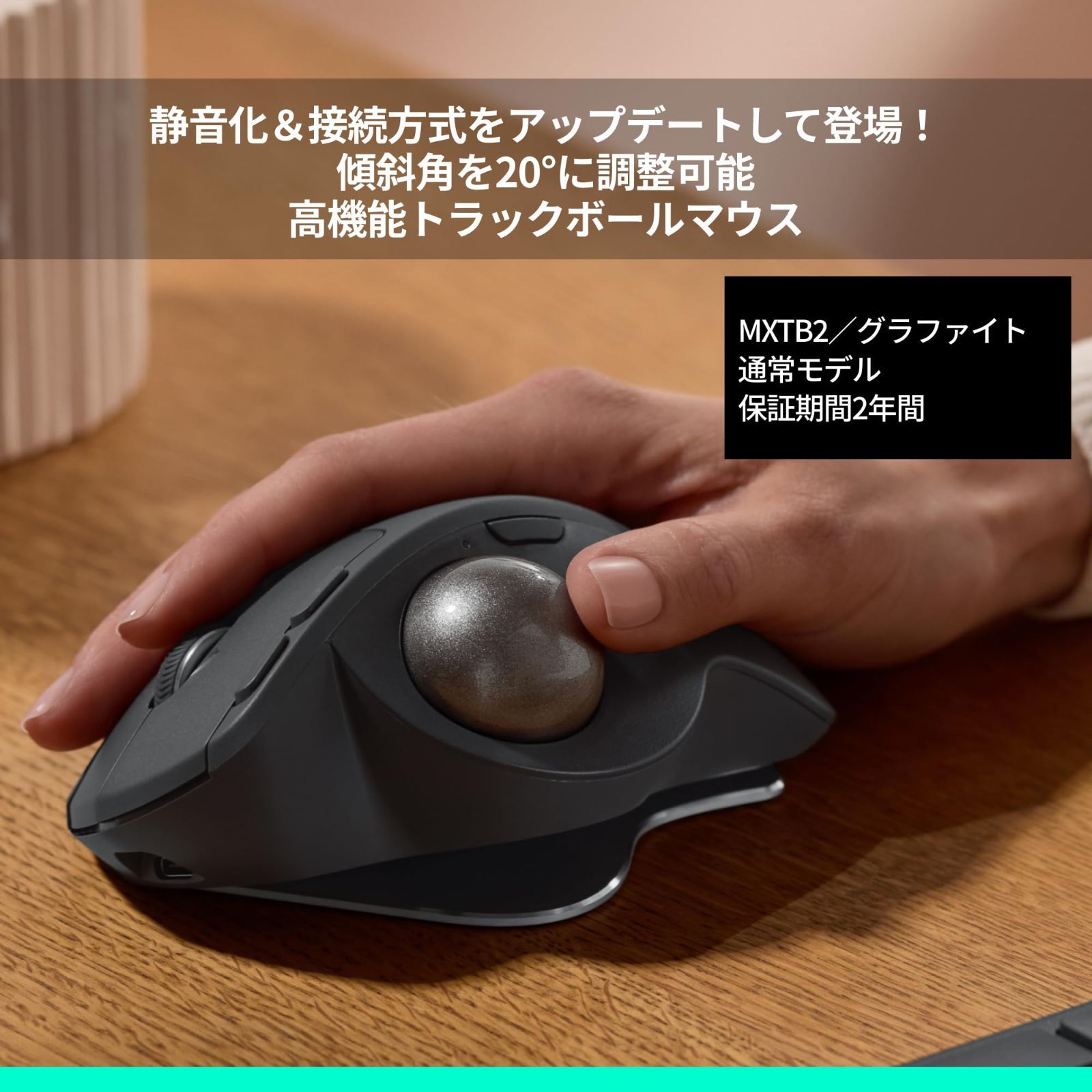 数量 ロジクール 静音 ワイヤレス トラックボール マウス MXTB2 MX ERGO S Bluetooth Logibolt 無線 windows mac iPad OS Chrome Android トラックボールマウス マウス グラファイト CHRISTIANNAURATH_COM_BR