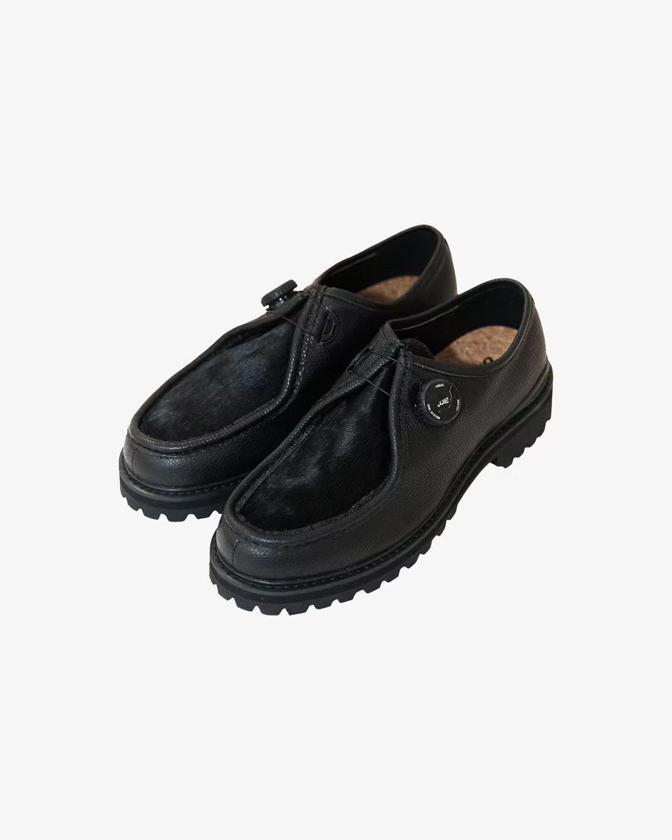 Sillage シアージ chaussure de marche black ponyhair ポニー レザー 革靴 シューズ VIBRAM Freelock