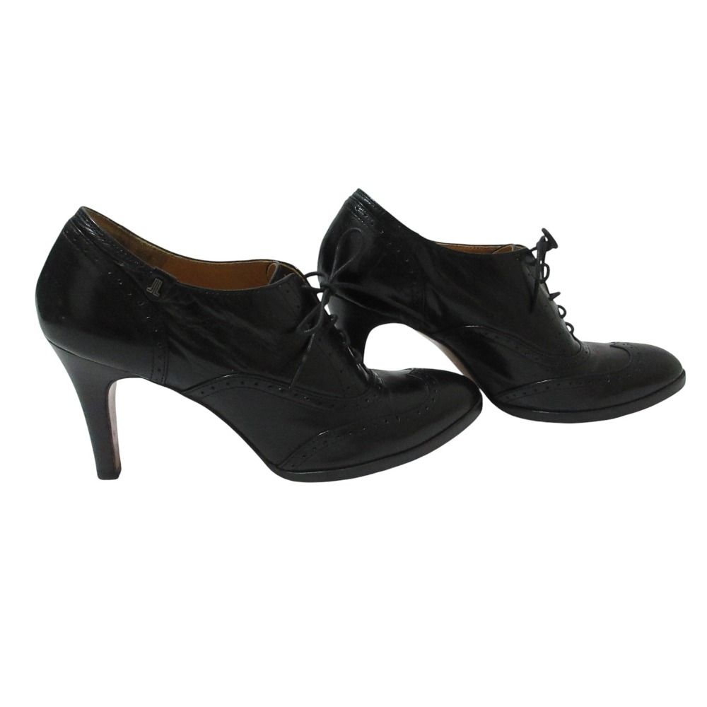 LANVIN en Bleu レース アップショートブーツ(23.5) LANVIN en Bleu