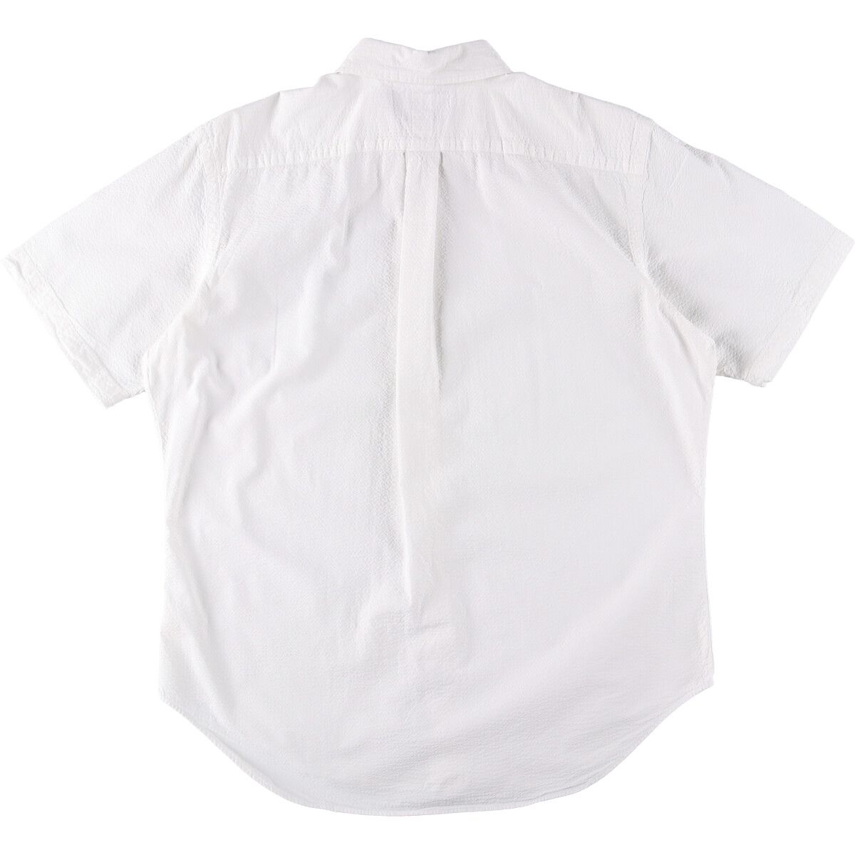古着 ラルフローレン Ralph Lauren CLASSIC FIT クラシックフィット シアサッカー 半袖 ボタンダウンシャツ メンズL相当 /eaa558349 古着 ラルフローレン Ralph Lauren シアサッカー 半袖 ボタン