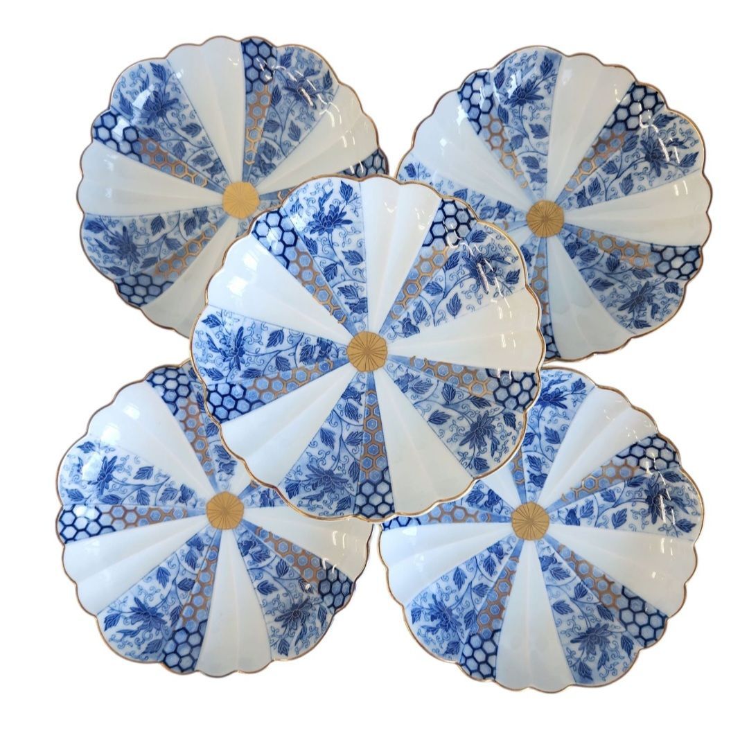 大明成化年製 三鉢 葵唐草紋様 伊万里 【公式通販】