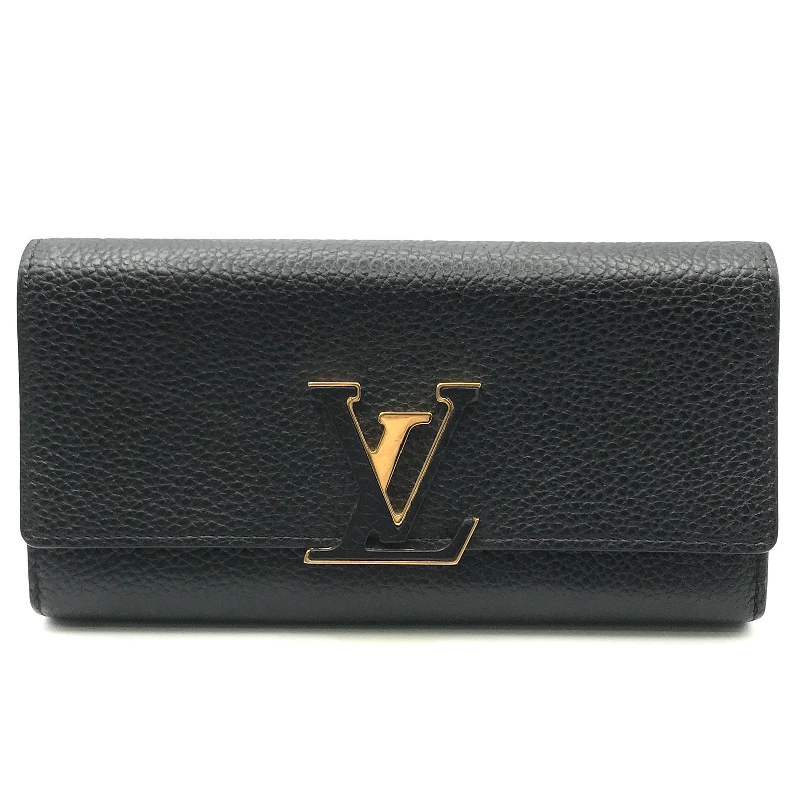 美品 LOUISVUITTON ルイヴィトン LVロゴ トリヨン レザー 