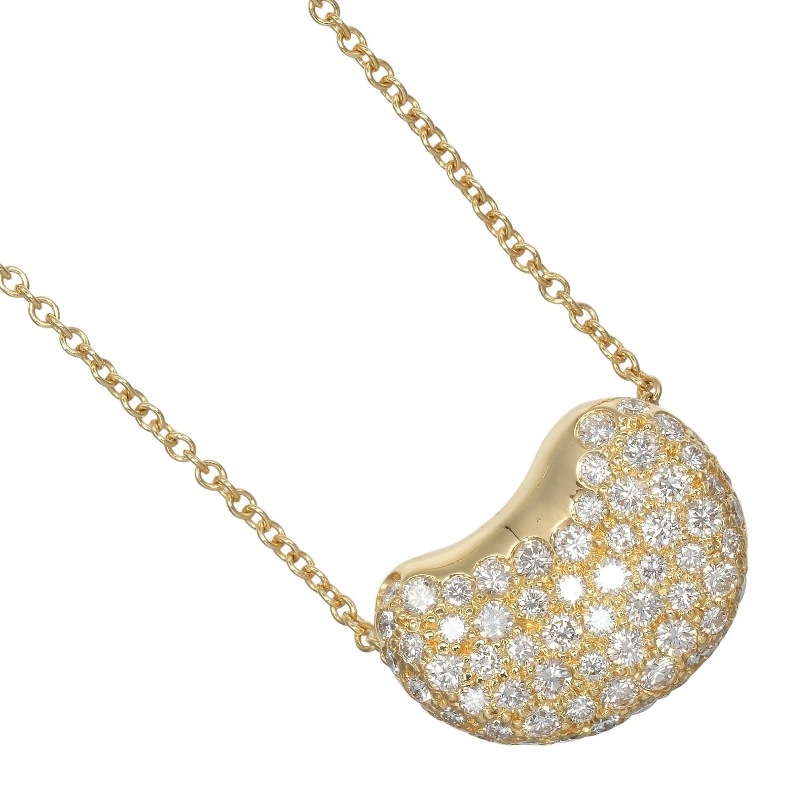 TIFFANY&Co.】ティファニー ビーンズ K18イエローゴールド  