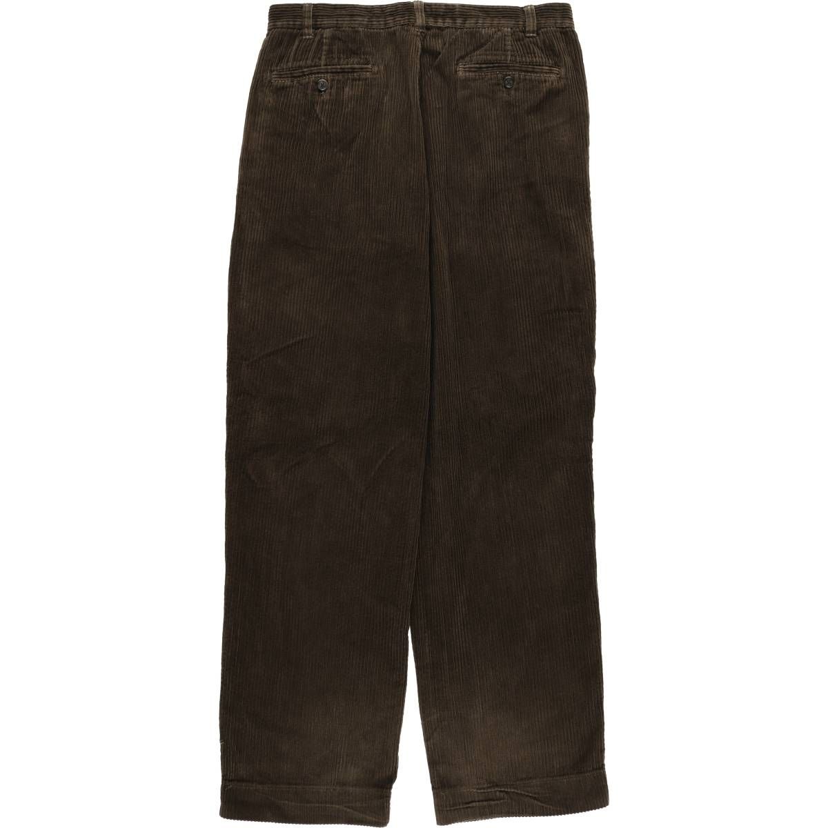 古着 90~00年代 エディーバウアー Eddie Bauer ツータック 太畝 コーデュロイパンツ メンズw35相当 ヴィンテージ|eaa583093