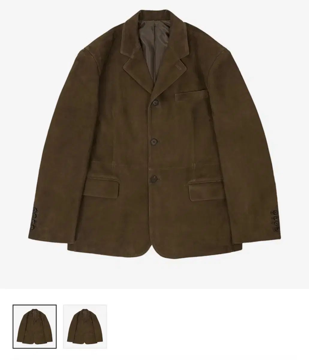 Stu ゴート スウェード ブレーザー