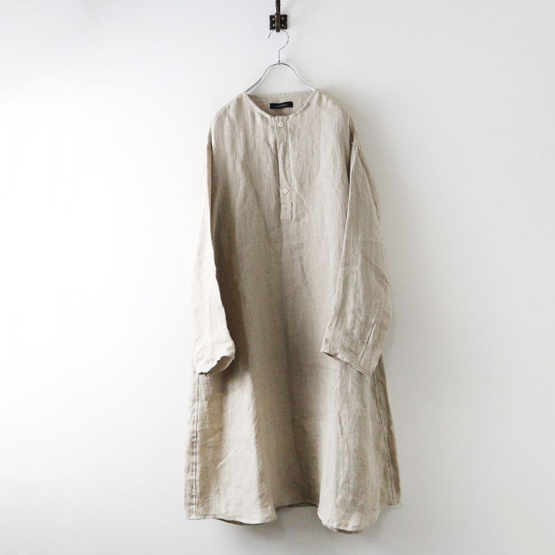 ♥ レヘッリネン rehellinen リネンヘンリーワンピース キナリ ドレス プルオーバー フ チュニック 2400014643794