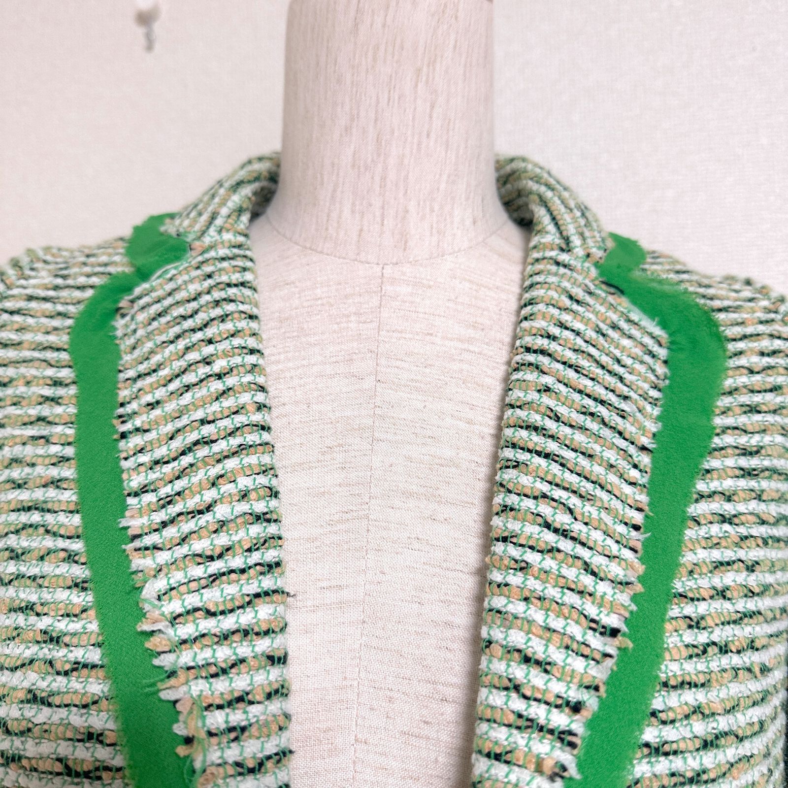 レトロ風 7分袖