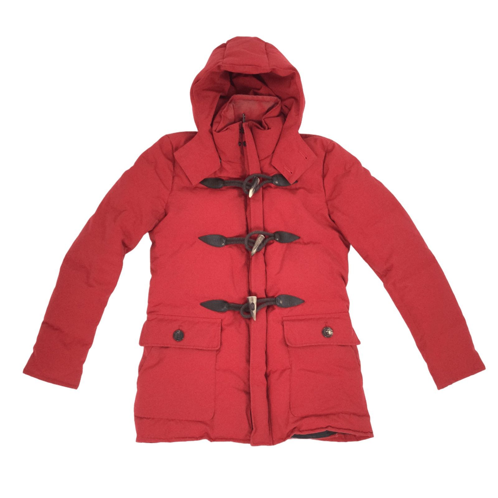 【正規品】AKM ダッフルダウンコート ウノピュウ 1308 AKM エーケーエム TAFFETA NYLON DUFFLE DOWN COAT 赤
