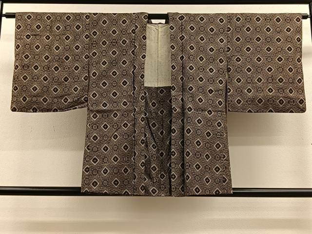 平和屋着物○本場大島紬 薩摩結城 吉祥文 正絹 逸品 未使用 CAAU9959vf