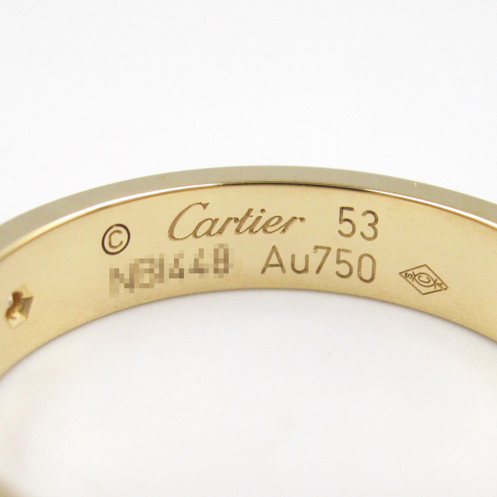 Cartier ミニラブリング イエローゴールド #54 Cartier Love Ring 54 | eBay