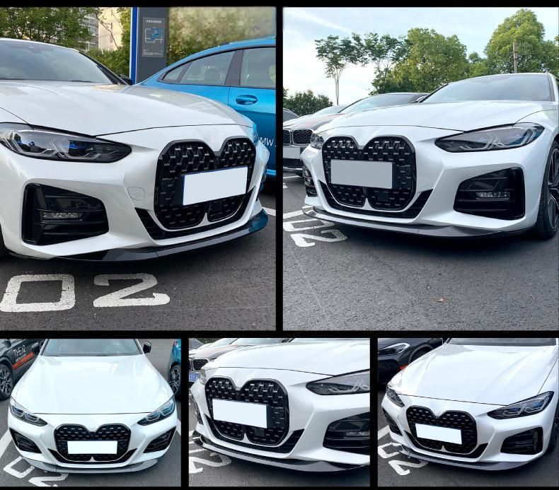 適用BMW 4シリーズ G22 G23 425i 430i 20 MPタイプ カーボン調 フロントリップ スポイラー エアロ 外装 ドレスアップ 注目シリーズ ZZ520
