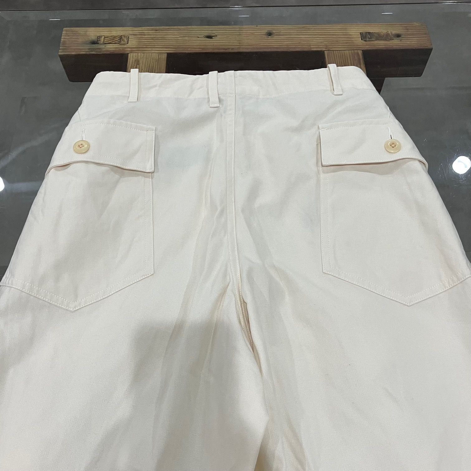 【値下げ】Haver Sack ベージュ ワークパンツ Mサイズ 値下げ】Haver Sack ベージュ ワークパンツ Mサイズ - メルカリ