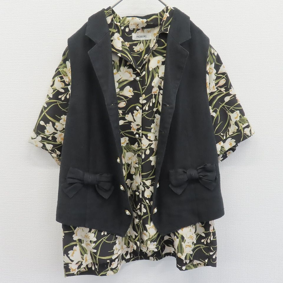 【初売り】 INGEBORG インゲボルグ セットアップ アンサンブル 3点セット アンサンブル