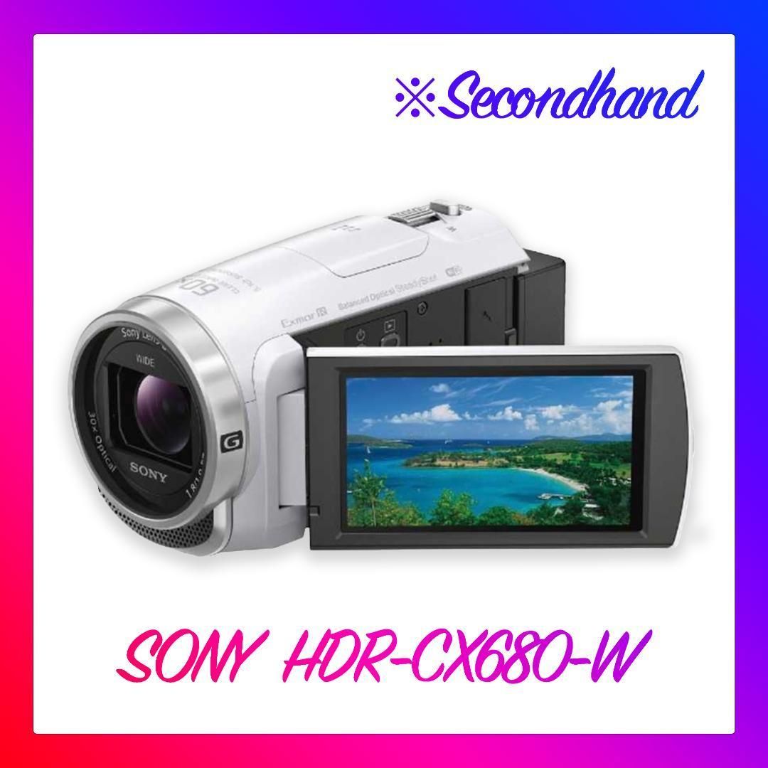SONY HDR-CX680(W) ホワイト 白 ビデオカメラ ソニーカメラ | www.a-hometeam.com