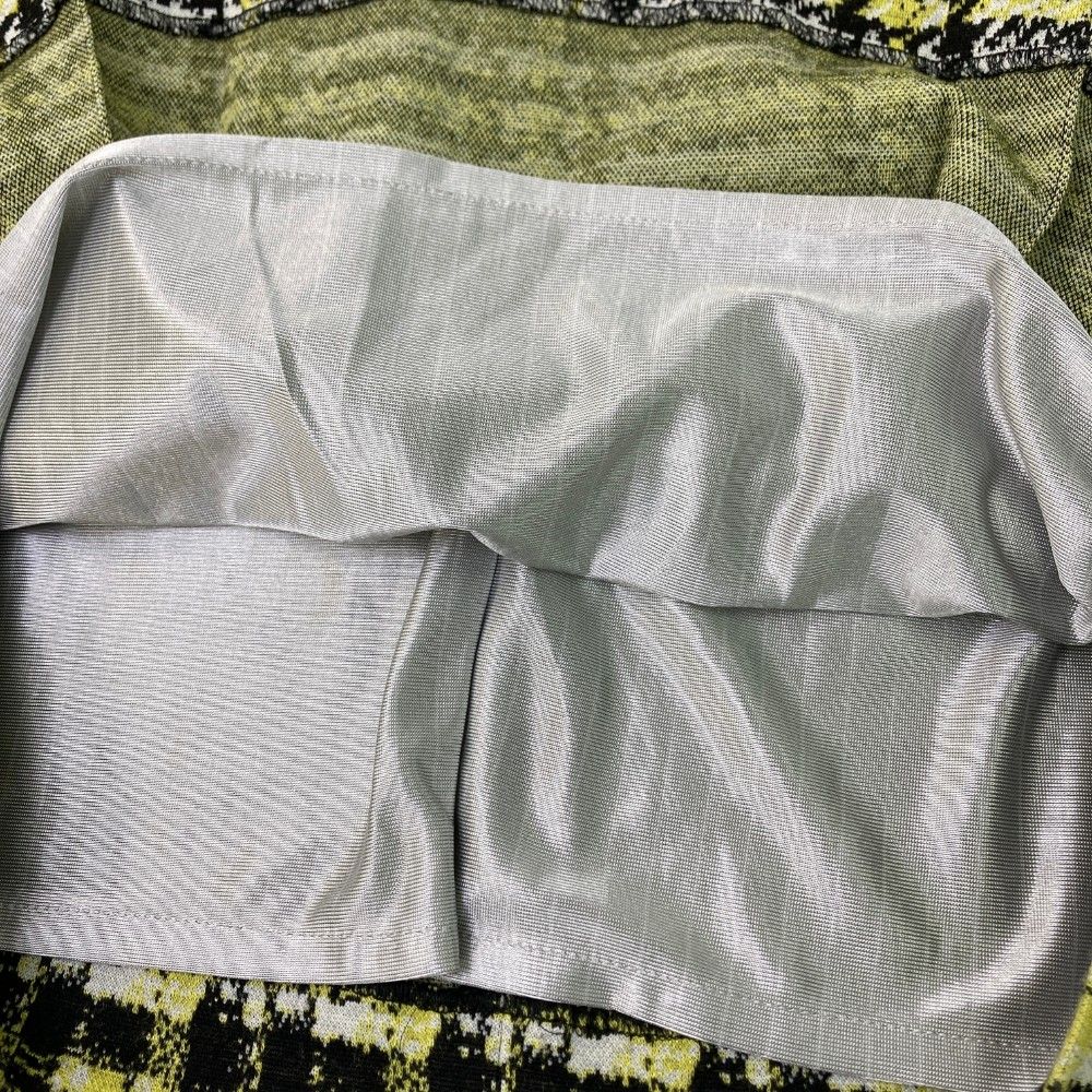 サイズ：38 ARCHIVIO アルチビオ ; 蓄熱 ストレッチスカート チェック