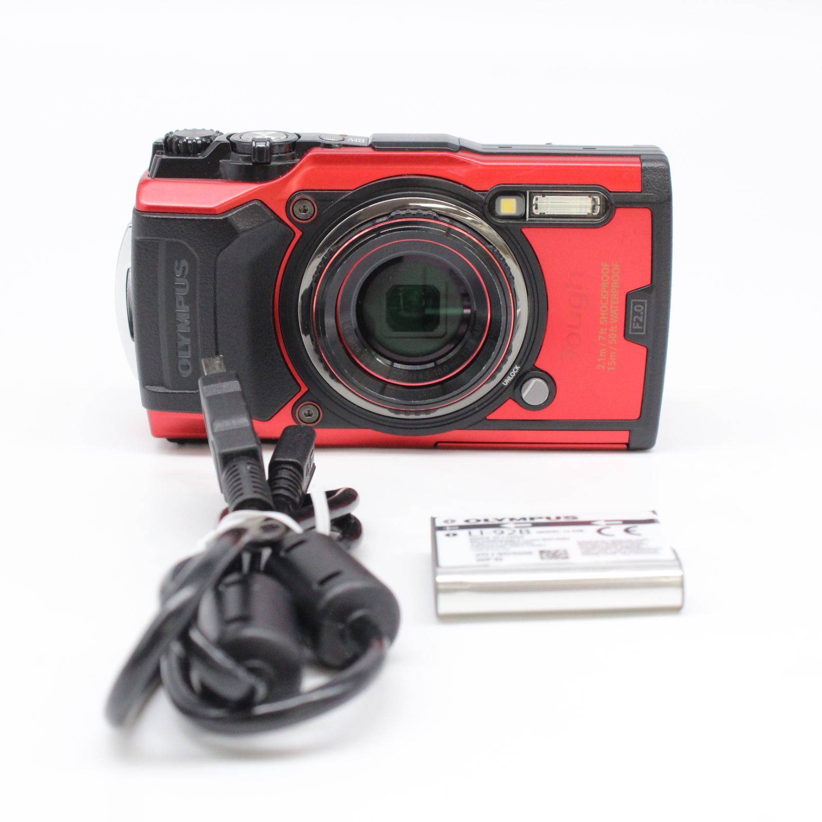 ≪美品≫ OLYMPUS Tough TG-6 ボディ レッド #20250611-1957 - メルカリ