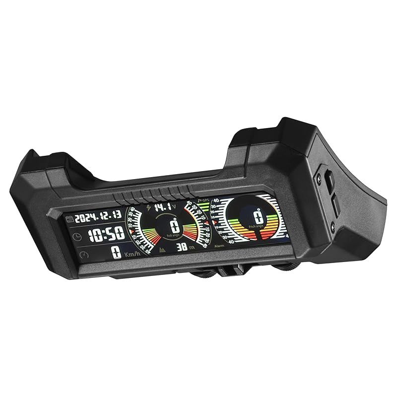 カーメイト Carmate ジムニー GPS デジタル ランド メーター ジムニー JB64W ジムニーシエラ JB74W 車 後付け 傾斜計 スピードメーター ピッチ ロール 日付 時計 時速 高度 電圧 表示 GPS CX504K 1