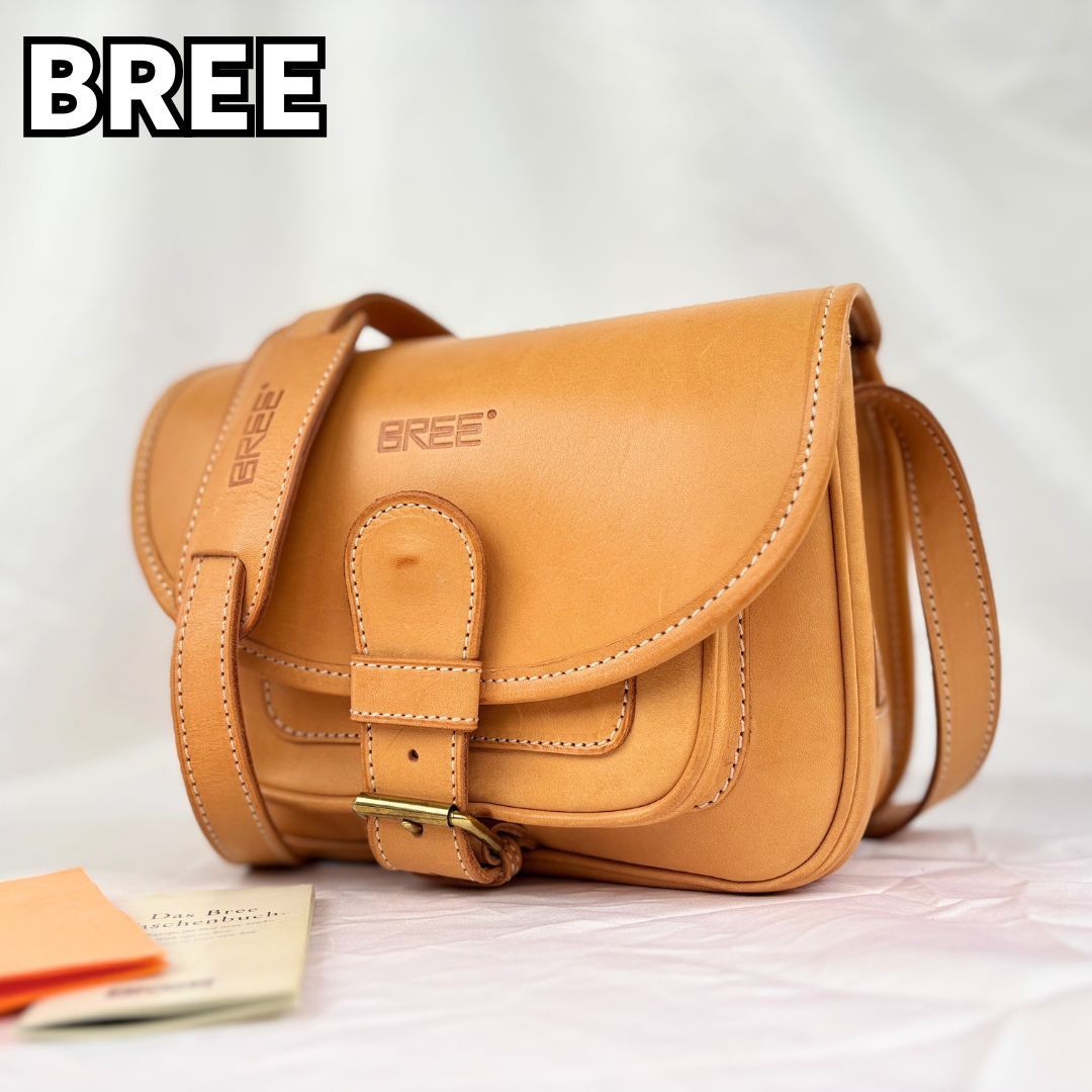 経年変化を楽しむ相棒✨】 BREE ショルダーバッグ ヌメ革