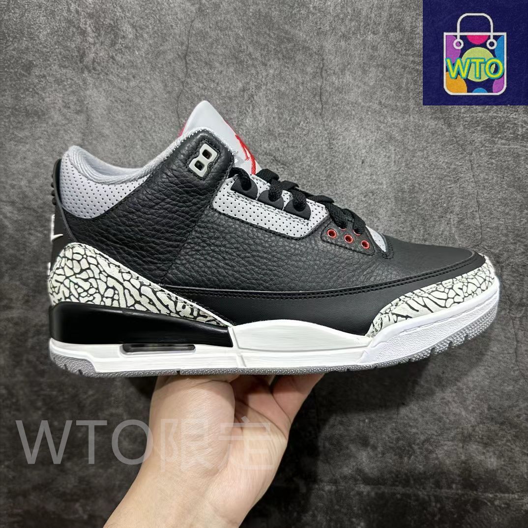 【美品！お買得！】エアジョーダン AirJordan 3ブラックセメント28cm 楽天市場】NIKE AIR JORDAN 3 RETRO OG “BLACK/CEMENT”black