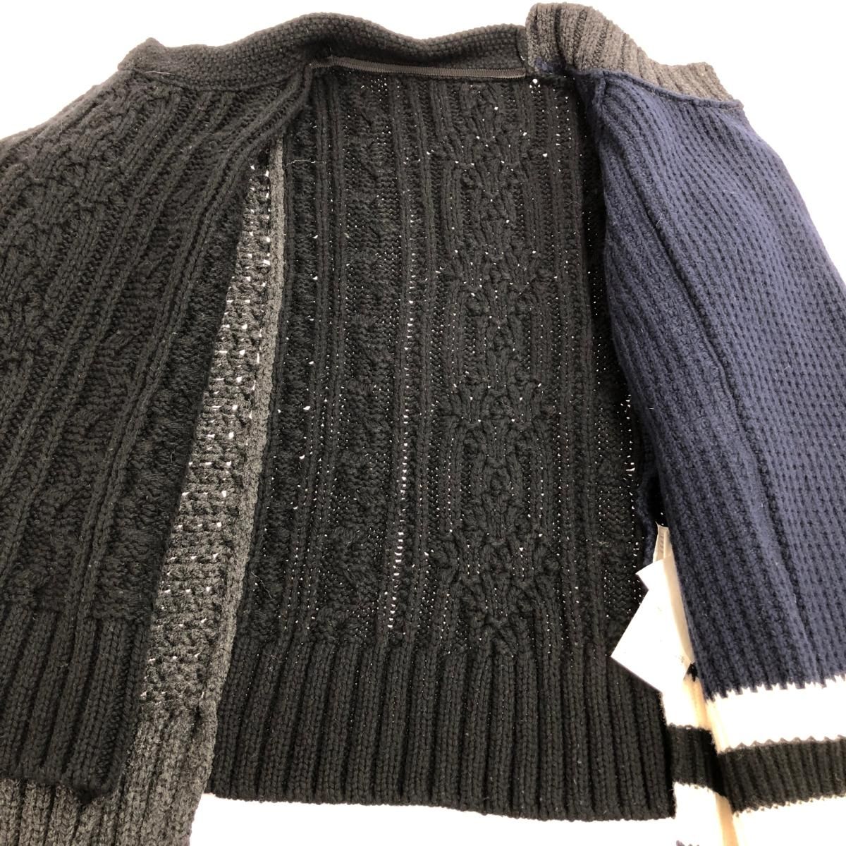 Sacai サカイ ジップアップ ライダースニット ブルゾン 1 18