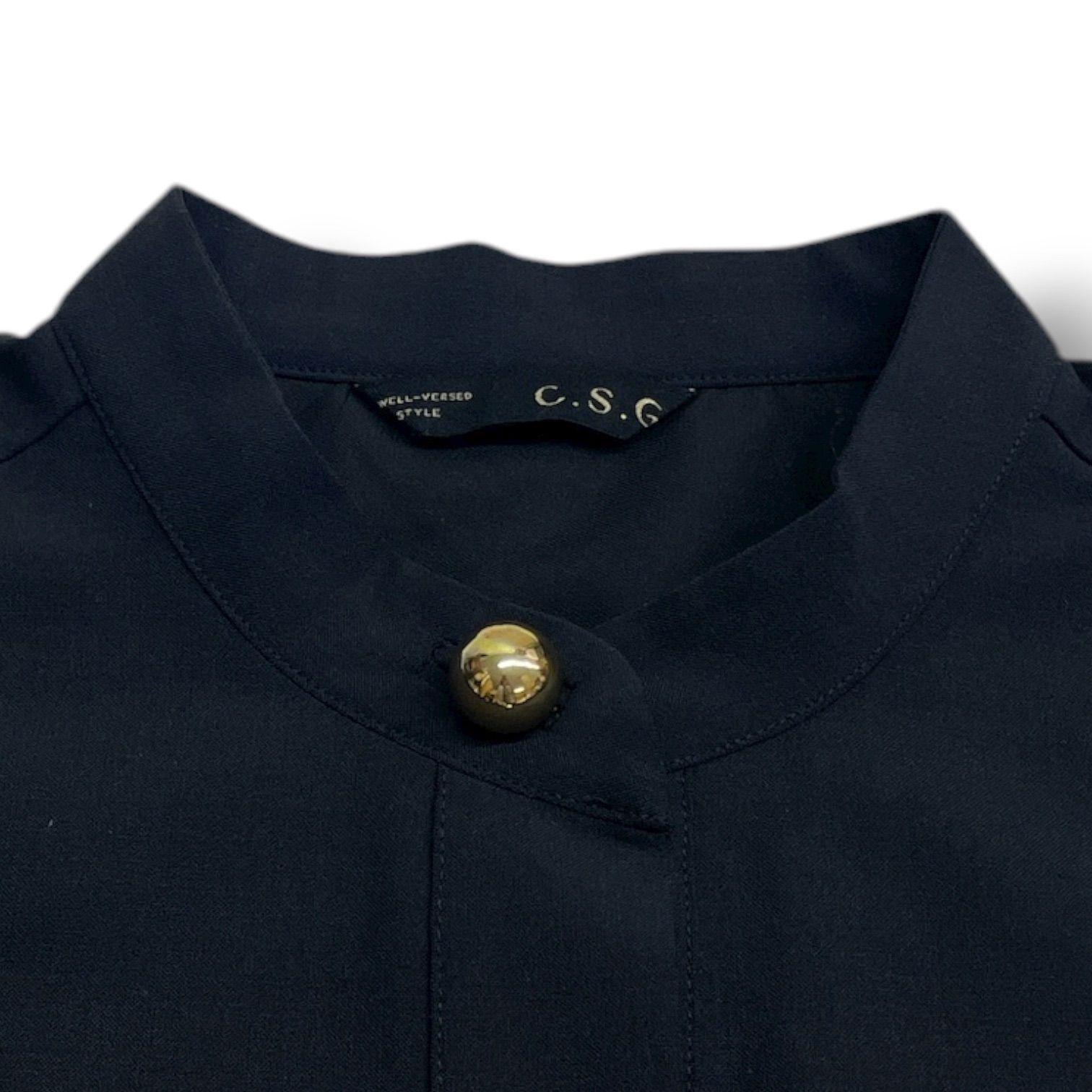 Curensology カレンソロジー スフィアボタンブラウス 長袖シャツ