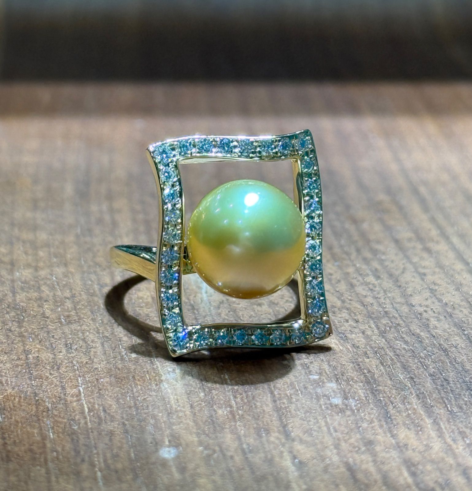 MIKIMOTOミキモトK18パール約10.3㎜ダイヤ0.41ctリング - メルカリ 