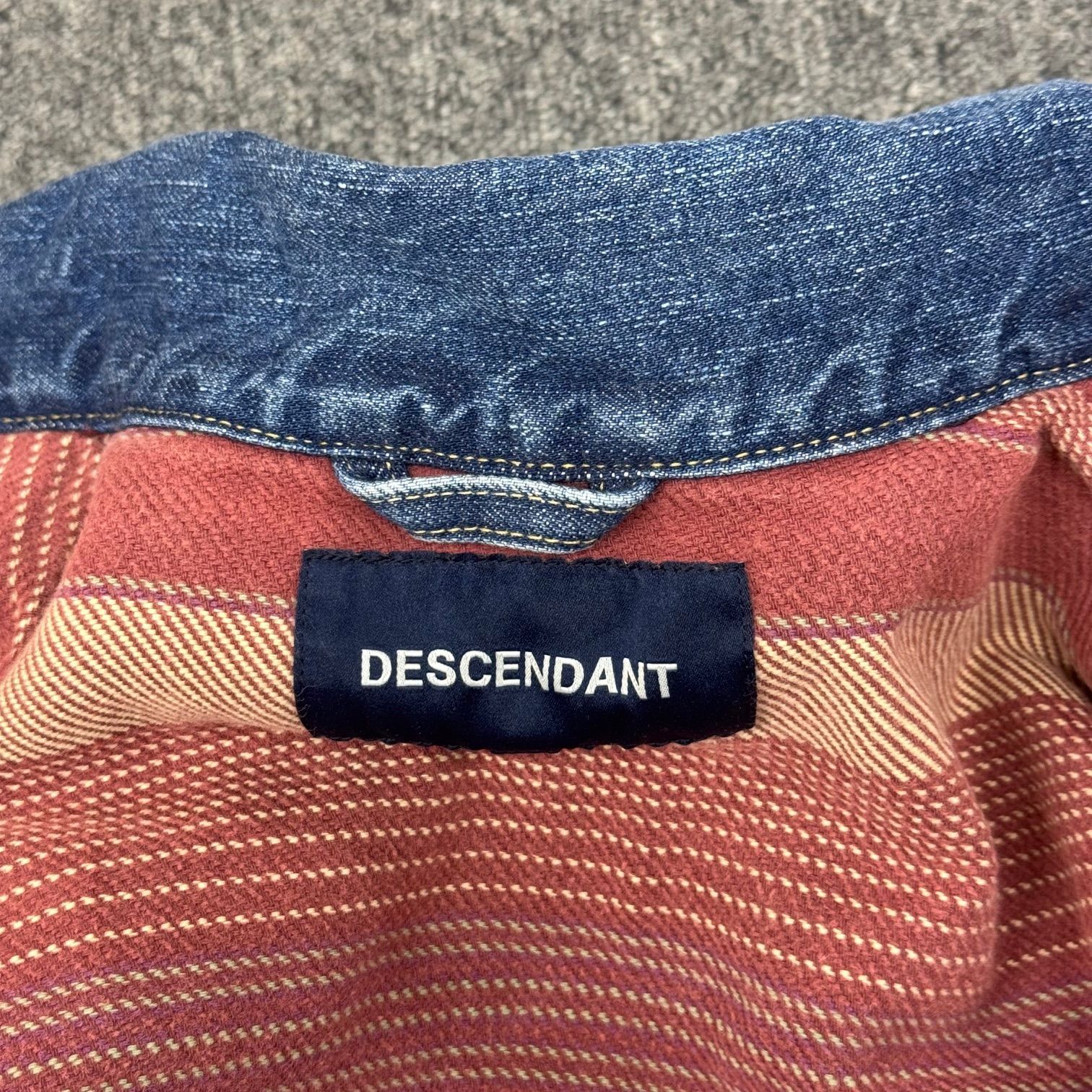 参考上代55000円 未使用品 DESCENDANT 23AW TRUCKER DENIM JACKET 